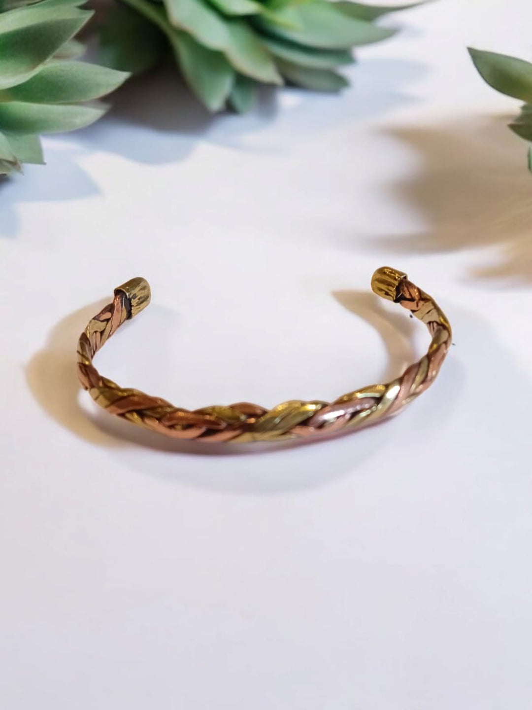 Bohotusk Brass Copper Bangle Bracelet