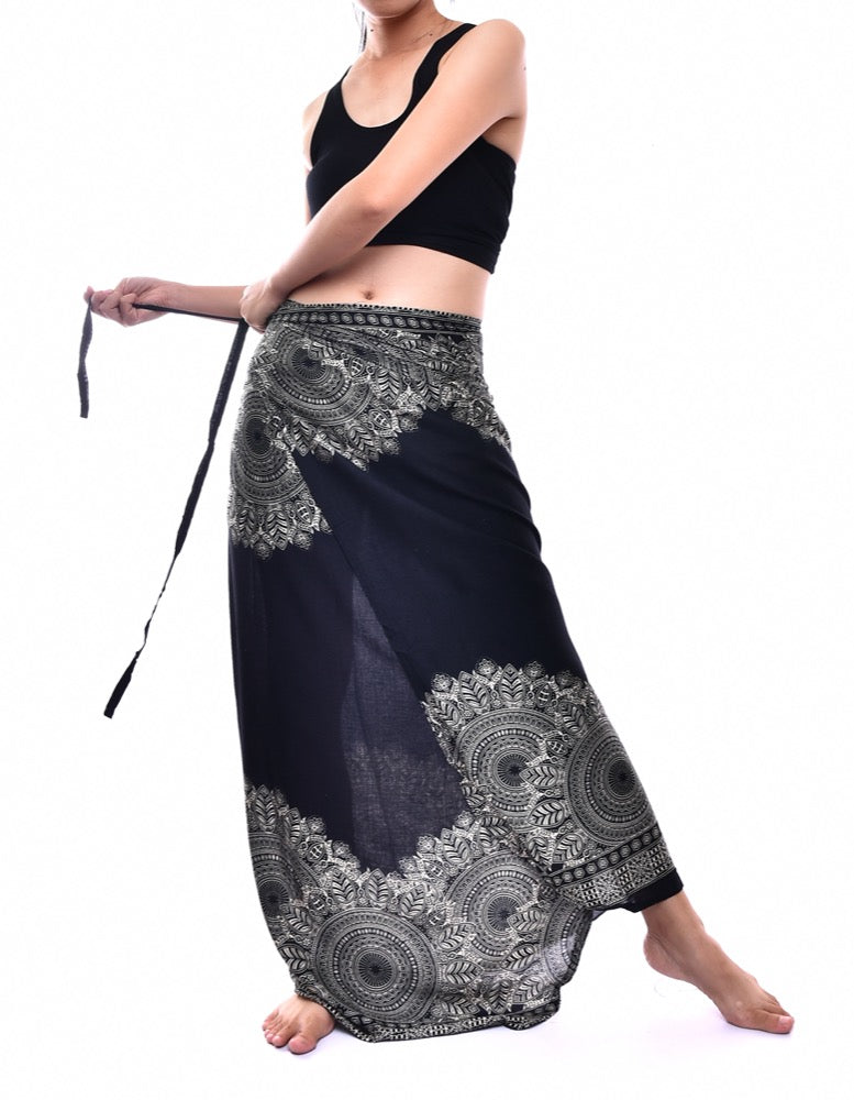 Bohotusk Black Sun Storm Sarong Super Soft 150cm x 110cm