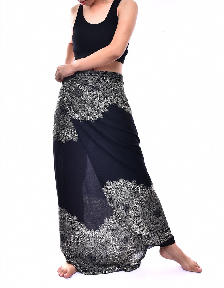 Bohotusk Black Sun Storm Sarong Super Soft 150cm x 110cm