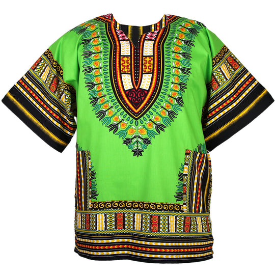 Dashiki Shirt African Poncho Ladies Shirt Dress - 6 Colours