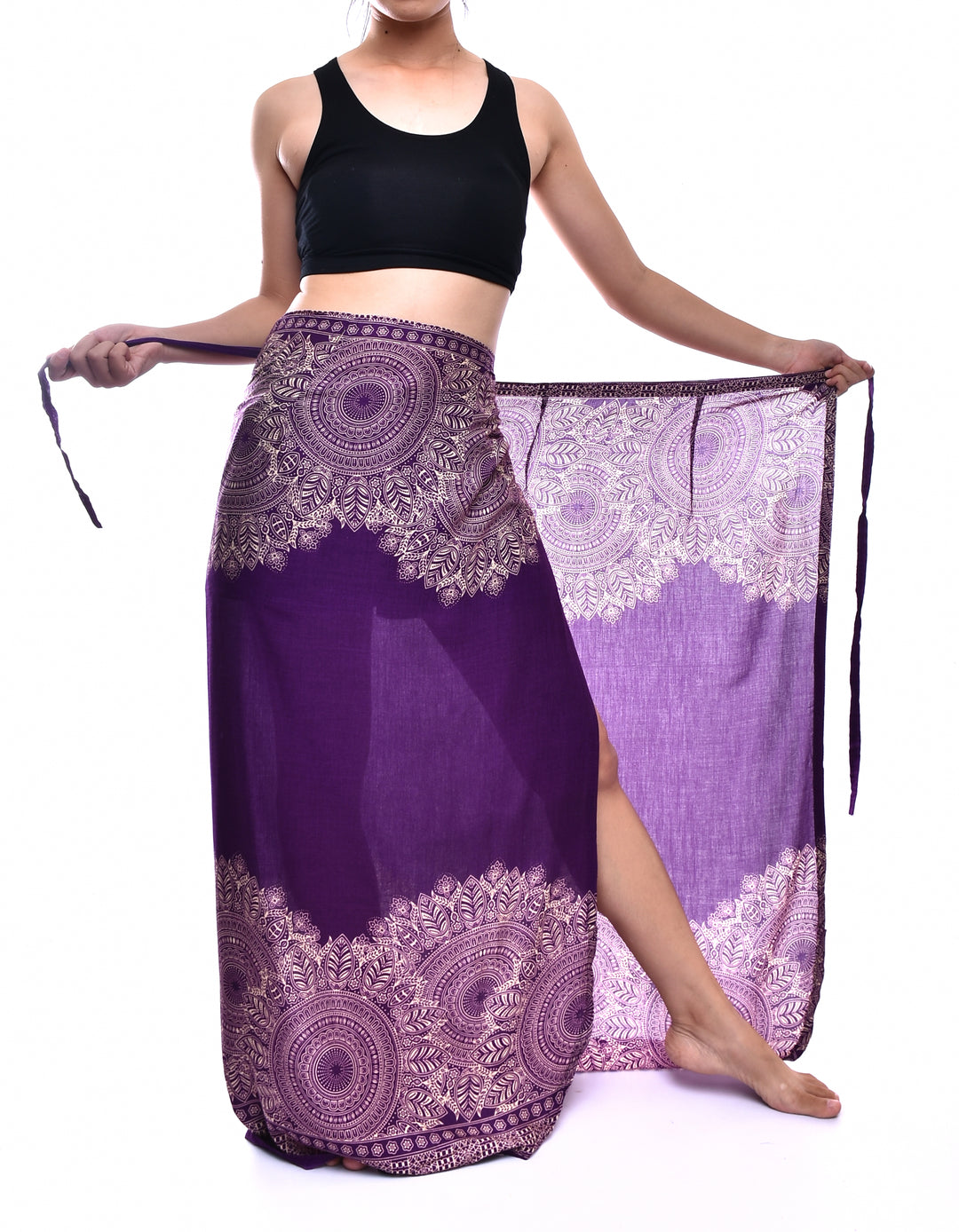 Bohotusk Purple Sun Storm Sarong Super Soft 150cm x 110cm